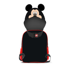 Disney Mickey Mouse Clever-Hood Hooded Backpack, Black
