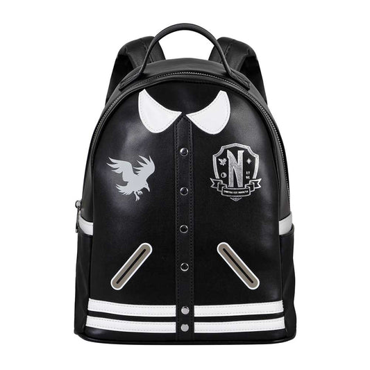 Wednesday Varsity Casual-Casual Backpack, Black