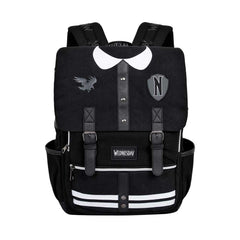Wednesday Varsity-Oxford Backpack, Black