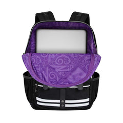 Wednesday Varsity-Oxford Backpack, Black