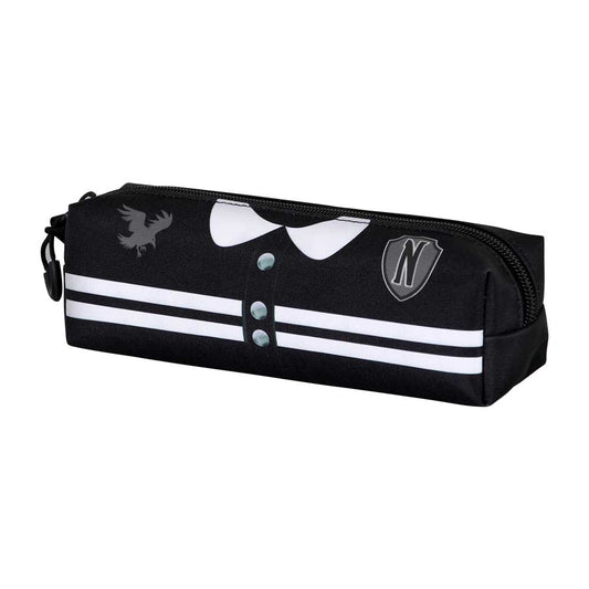 Wednesday Varsity-FAN Square Pencil Case 2.0, Black