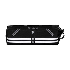 Wednesday Miércoles Varsity-Estuche Portatodo Cuadrado FAN 2.0, Negro