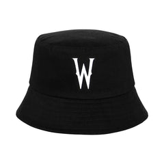 Wednesday Miércoles W-Gorro Infantil Bucket, Negro