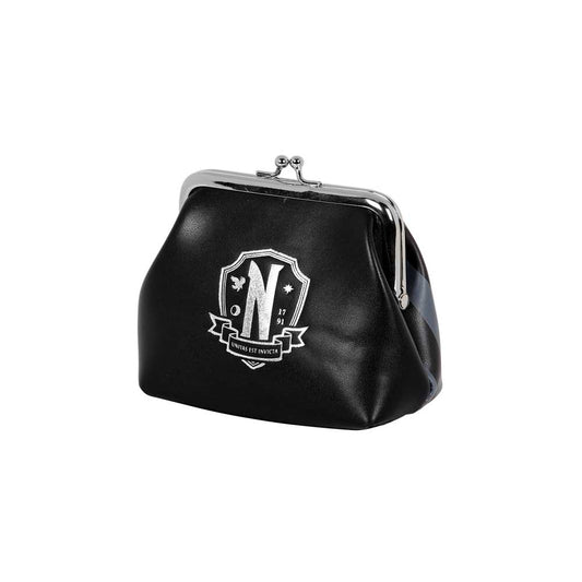 Wednesday Original-Retro Maxi Coin Purse, Black