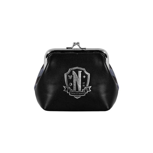 Wednesday Original-Retro Maxi Coin Purse, Black