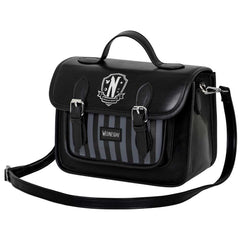Wednesday Original-Satchel Shoulder Bag-Backpack, Black