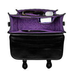 Wednesday Original-Satchel Shoulder Bag-Backpack, Black