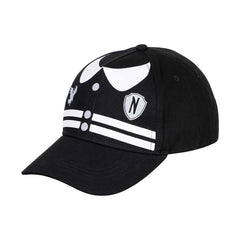 Wednesday Miércoles Varsity-Gorra Infantil, Negro