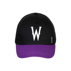 Wednesday Miércoles W-Gorra Infantil, Negro