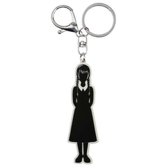 Wednesday Body-Brand Keychain, Black