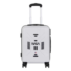 NASA Spaceship-ABS 4-Wheel Cabin Suitcase, White