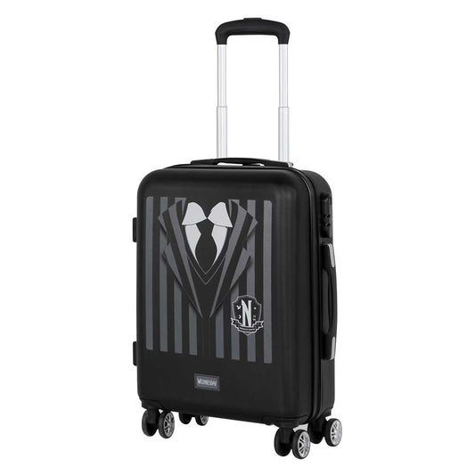 Wednesday Uniform-ABS 4-Wheel Cabin Suitcase, Black