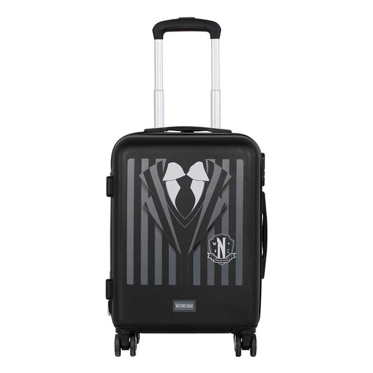 Wednesday Uniform-ABS 4-Wheel Cabin Suitcase, Black