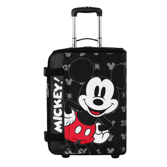 Disney Mickey Mouse Surprise-Foldable Cabin Suitcase, Black