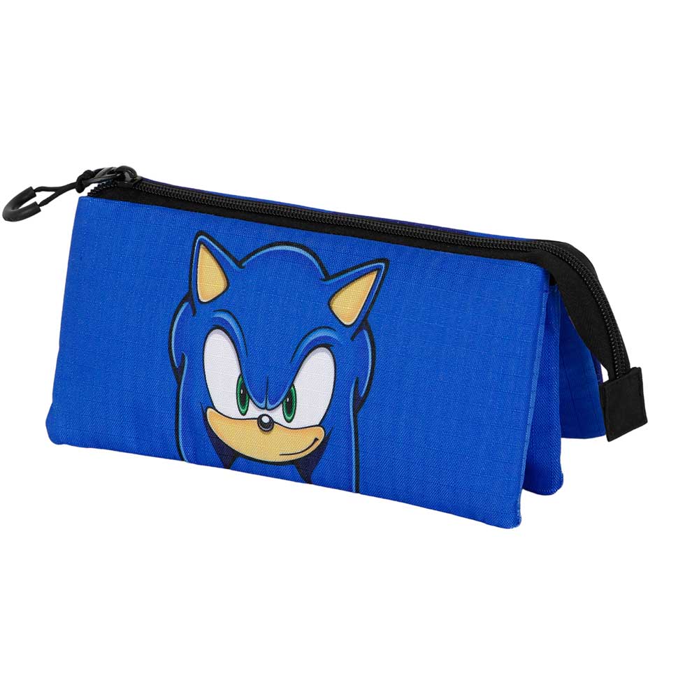 Sonic The Hedgehog - SEGA Sight-Triple Pencil Case, Blue