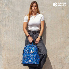 Sonic The Hedgehog Action-Mochila HS PLUS, Azul