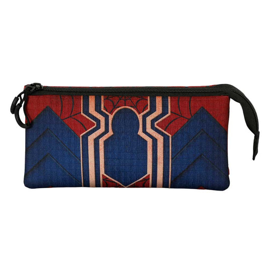 Marvel Spiderman Drop-Stuff Case Triple Portatodo, Red