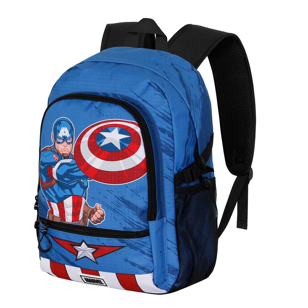 Sac à dos Marvel Captain America Gears - Fight FAN 2.2, bleu