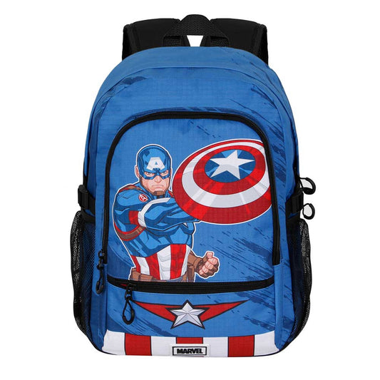 Marvel Capitán América Gears-Mochila Fight FAN 2.2, Azul