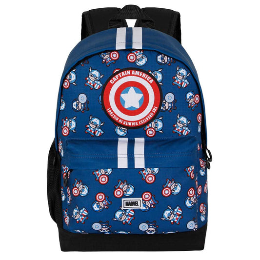 Marvel Captain America Brave-Backpack HS PLUS, Blue