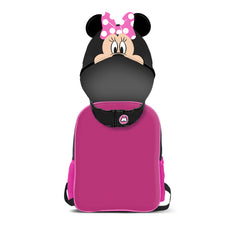 Disney Minnie Mouse Clever-Hood Hooded Backpack, Black