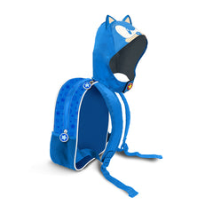 Sonic The Hedgehog Classic-Mochila con Capucha Hood, Azul
