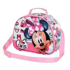 Disney Minnie Mouse Too Cute-3D Lunch Bag, Pink