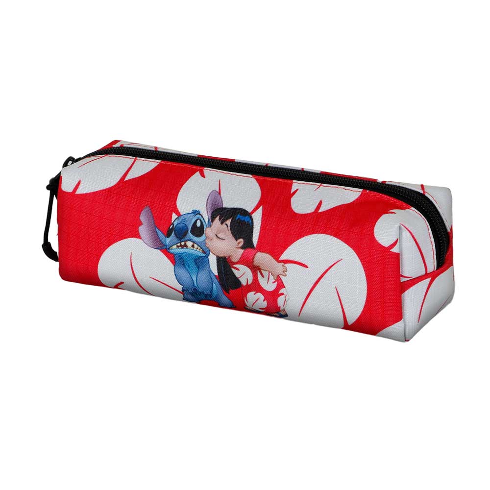 Disney Lilo e Stitch Kiss-Astuccio Quadrato FAN 2.2, Rosso
