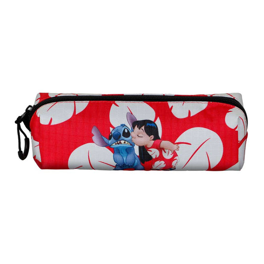 Disney Lilo e Stitch Kiss-Astuccio Quadrato FAN 2.2, Rosso