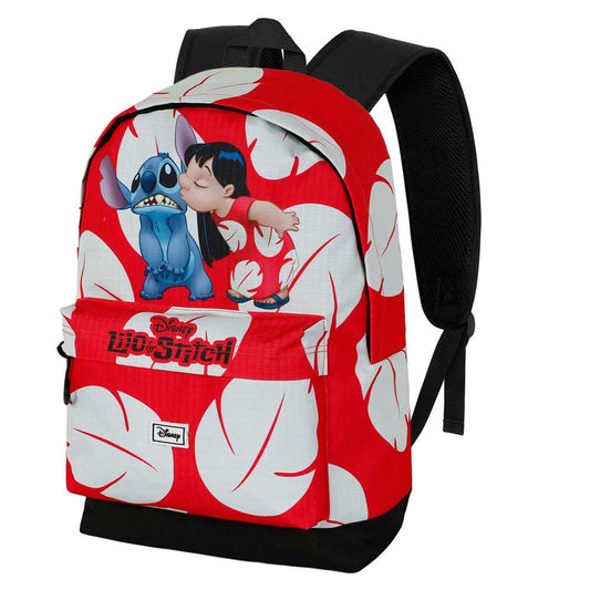 Disney Lilo e Stitch Kiss-Backpack HS FAN 2.2, rosso