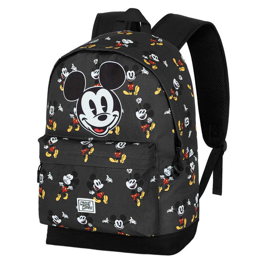 Disney Mickey Mouse Looks-Backpack HS PLUS, Black
