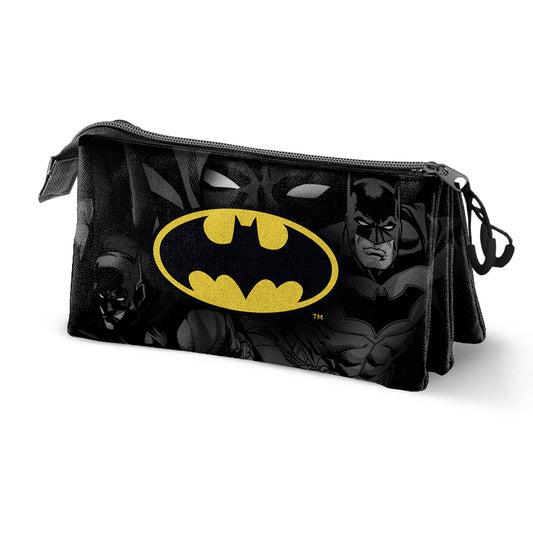 DC Comics Batman Caped-Triplicate Pencil Case, Black