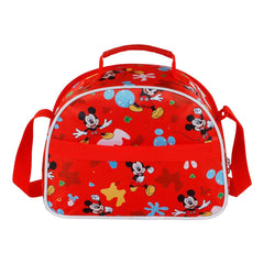 Disney Mickey Mouse Twirl-3D Lunch Bag, Red