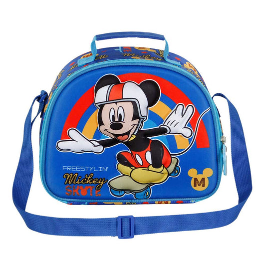 Disney Mickey Mouse Freestyle-3D Lunch Bag, Blue