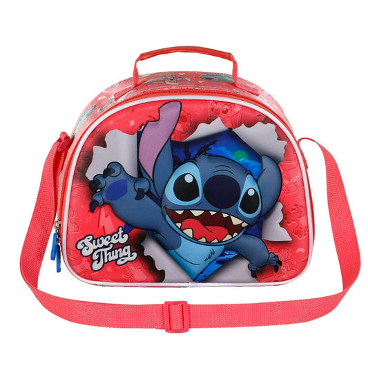 Disney Lilo and Stitch Thing - 3D Lunch Bag, Pink