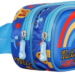 Disney Mickey Mouse Freestyle-Estuche Portatodo 3D Doble, Azul