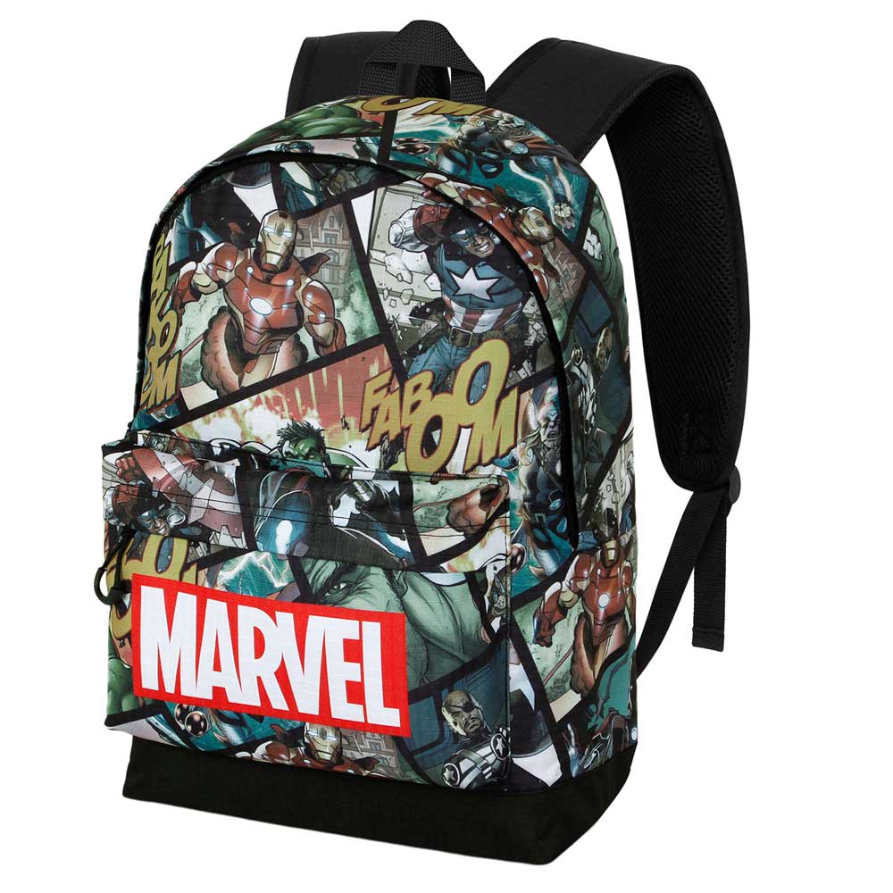 Marvel Los Vengadores React-Mochila HS FAN 2.2, Multicolor