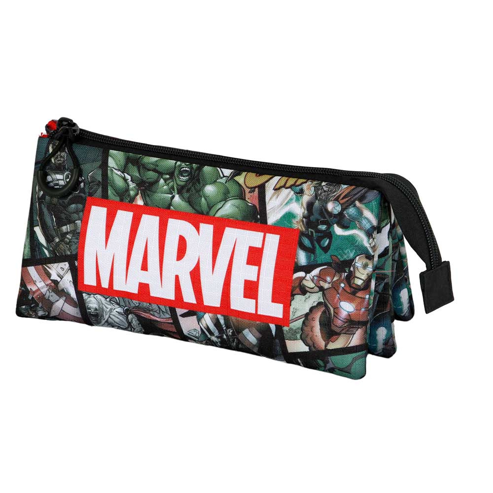 Marvel The Avengers React-Triple Carrying Case, Multicolor