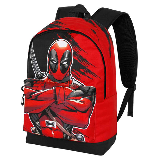 Marvel Deadpool Bad-Backpack HS PLUS, Red