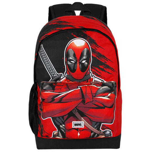 Marvel Deadpool Bad-Backpack HS PLUS, Red
