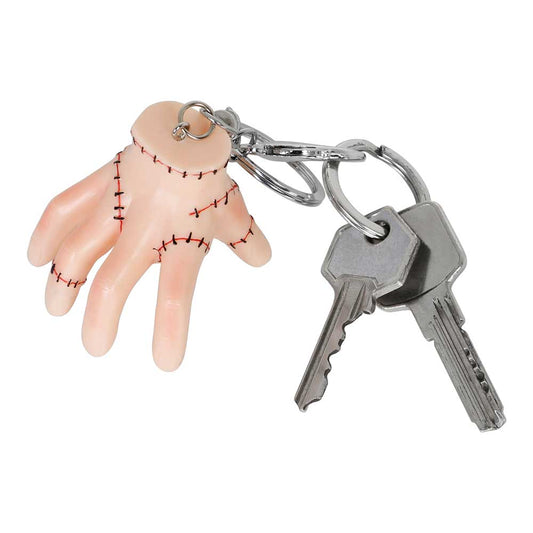 Wednesday Mercoledì Icon 3D Thing-Portachiavi Icon, Biancastro