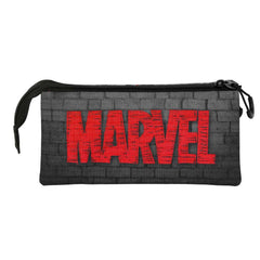 Trousse triple Marvel Spiderman Spin-Spiderman, gris