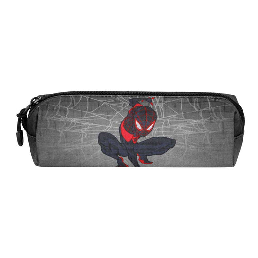 Marvel Spiderman Spin-Spin-Estuche Portatodo Cuadrado FAN 2.2, Gray