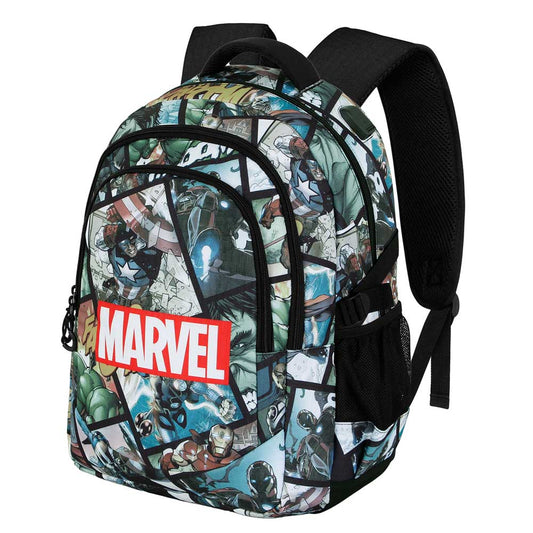 Marvel Los Vengadores React-Mochila Running PLUS, Multicolor