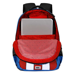 Marvel Capitán América Gears-Mochila Running PLUS, Azul