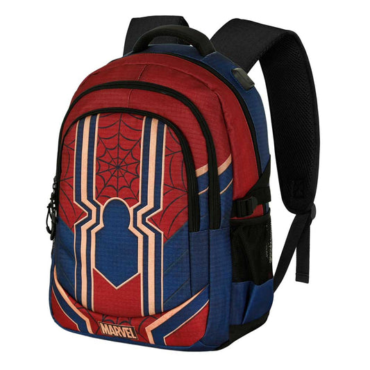 Marvel Spiderman Drop-Mochila Running PLUS, Rojo