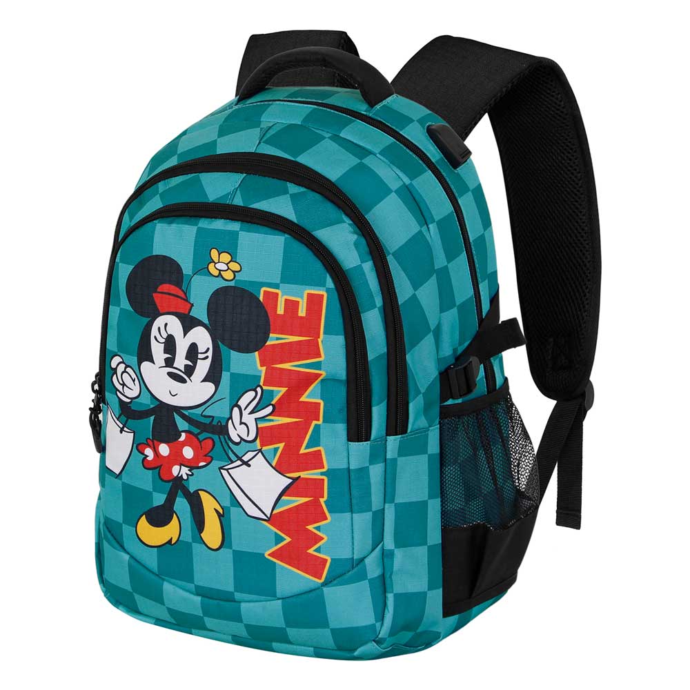 Disney Minnie Mouse Indigo-PLUS Running Backpack, Turquoise
