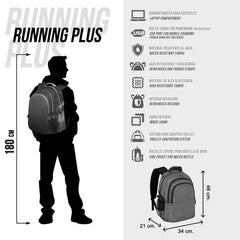 Naruto Dress-PLUS Running Backpack, Multicolour