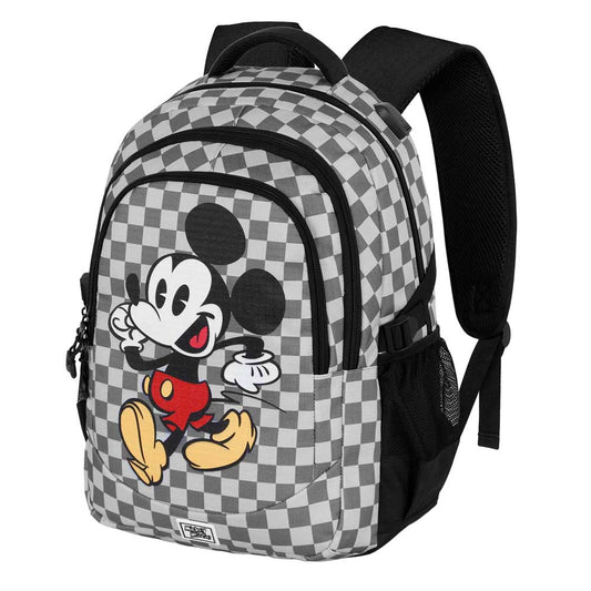 Disney Mickey Mouse Move-Mochila Running PLUS, Gris