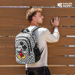 Disney Mickey Mouse Move-PLUS Running Backpack, Grey